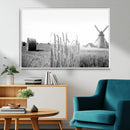 Vintage Farmhouse Black and White Triptych Wall Art – Giclee