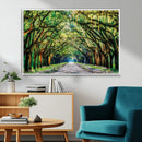 Serene Tree Tunnel Wall Art Canvas Print – Pathway Under by MyGreatCanvas | Canvas Wall Art Prints | Photo Prints & Wall Decor