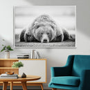 Resting Grizzly Bear Wall Art Canvas Print – Majestic Lazy by MyGreatCanvas | Canvas Wall Art Prints | Photo Prints & Wall Decor