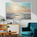 Abstract Ocean Wall Art - Boat Wall Art Canvas Print by MyGreatCanvas | Canvas Wall Art Prints | Photo Prints & Wall Decor