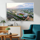 Old Trafford Manchester United Stadium Wall Art Canvas Print