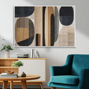 Wabi Sabi Canvas Print - Geometric Abstract Wall Art Canvas