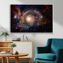 Nebula and Galaxies in Space Wall Art Canvas Print, Spiral