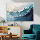 Ocean Wave Canvas Wall Art Print – Coastal Living Room Large