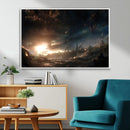 Avengers Planet Wall Art Canvas Print
