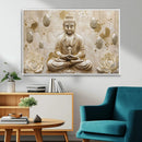 Serene Buddha Wall Art | Yoga Room Decor and Meditation Wall