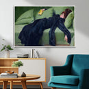 Decadent Girl by Ramon Casas Wall Art Canvas Print, Framed