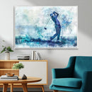 Golf Swing Wall Art Canvas Print - Sports-Inspired by MyGreatCanvas | Canvas Wall Art Prints | Photo Prints & Wall Decor