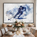 Hockey Player Wall Art Canvas Print - Sports-Inspired