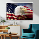 American Flag Eagle Symbol Wall Art, American Flag Eagle by MyGreatCanvas | Canvas Wall Art Prints | Photo Prints & Wall Decor