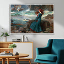 Miranda by the Shore Wall Art Canvas Print – Tempest Scene by MyGreatCanvas | Canvas Wall Art Prints | Photo Prints & Wall Decor