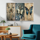 Butterfly Wall Art Trio | Vintage Butterfly Canvas Print | by MyGreatCanvas | Canvas Wall Art Prints | Photo Prints & Wall Decor