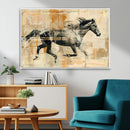 Chines Style Running Horse Western Wall Art | Farmhouse Wall