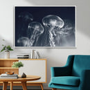 Jellyfish Wall Art Canvas Print, Modern Abstract Jellyfish