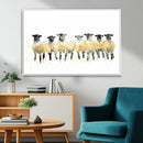 Farmhouse Wall Art Sheep Print | Ready to Hang Framed Canvas by MyGreatCanvas | Canvas Wall Art Prints | Photo Prints & Wall Decor