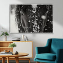 Winter Horse Snow Wall Art Canvas Print