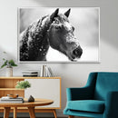 Horse Canvas Print - Winter Horse Snow Wall Art Canvas Print by MyGreatCanvas | Canvas Wall Art Prints | Photo Prints & Wall Decor