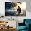 Jesus Walking Water Wall Art – Inspirational Christian