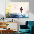 Watercolor Jesus Walking on Water Canvas Print, Christian by MyGreatCanvas | Canvas Wall Art Prints | Photo Prints & Wall Decor