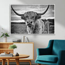 Scottish Highland Cow Canvas Wall Art Farmhouse Decor, by MyGreatCanvas | Canvas Wall Art Prints | Photo Prints & Wall Decor