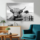 Scottish Highland Cow Wall Art | Rustic Farmhouse Décor |