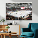 Lausanne Arena Ice Hockey Stadium Wall Art Canvas Print,