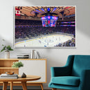 Madison New York Rangers Hockey Stadium Wall Art Canvas