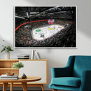 Vaudoise Lausanne Ice Hockey Arena Stadium Wall Art Canvas,