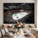 Vaudoise Lausanne Ice Hockey Arena Stadium Wall Art Canvas,