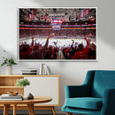 Carolina Hurricanes Ice Hockey Stadium Wall Art, Carolina