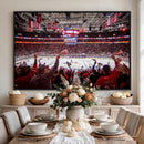 Carolina Hurricanes Ice Hockey Stadium Wall Art, Carolina