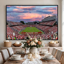 Carter-Finley Stadium Art Sunset Game Triple Canvas Wall Art