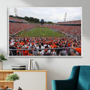 Virginia Cavaliers Football Team Print - Charlottesville Scott Stadium Print Wall Art Canvas by MyGreatCanvas | Canvas Wall Art Prints | Photo Prints & Wall Decor