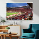 Wisconsin Badgers Football Team Print - Madison Camp Randall by MyGreatCanvas | Canvas Wall Art Prints | Photo Prints & Wall Decor