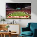 Wisconsin Badgers Football Team Print Canvas- Madison Camp