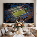 University of North Texas Mean Green Football Artwork,