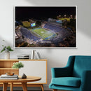 Duke University Blue Devils Football Print Canvas - Durham