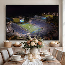 Duke University Blue Devils Football Print Canvas - Durham