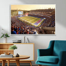 University of Kansas Jayhawks Football Team Print - Lawrence by MyGreatCanvas | Canvas Wall Art Prints | Photo Prints & Wall Decor