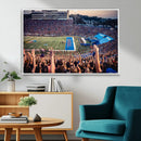 University of Kansas Jayhawks Football Team Art Print - by MyGreatCanvas | Canvas Wall Art Prints | Photo Prints & Wall Decor