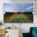 Michigan Stadium Wall Art Canvas Print, Vibrant Game Day by MyGreatCanvas | Canvas Wall Art Prints | Photo Prints & Wall Decor