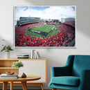 Cincinnati Bearcats Football Team Print - Nippert Stadium Wall Art Canvas Print