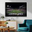 Cincinnati Bearcats Football Team Print - Nippert Stadium