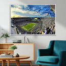 Framed USF Bulls Football Team Print - Tampa Raymond James by MyGreatCanvas | Canvas Wall Art Prints | Photo Prints & Wall Decor