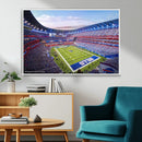 Buffalo Bills Football Team Print Canvas - Buffalo Highmark by MyGreatCanvas | Canvas Wall Art Prints | Photo Prints & Wall Decor