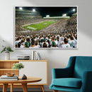 Michigan State Spartans Football Canvas Print - East Lansing