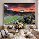 Eugene Autzen Stadium Canvas Wall Art Print – Sunset Over