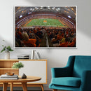 Syracuse University Orange Football Canvas Print, Football