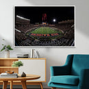 Framed Texas Tech Red Raiders Stadium Canvas, Texas Tech Red
