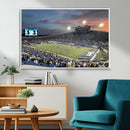 Memphis Tigers Football Team Print - Memphis Simmons Bank